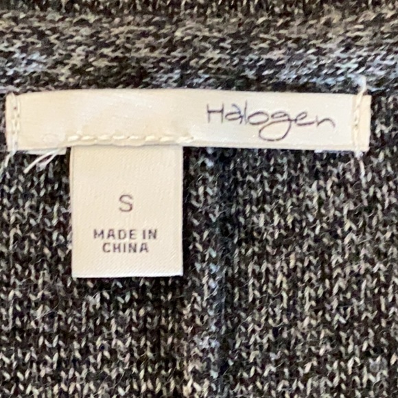 Halogen Wool Blend Sweater Blazer Charcoal Gray - Picture 7 of 9